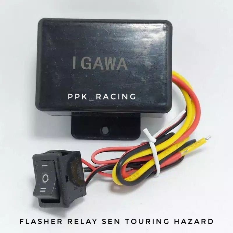 Flasher Sen Touring Relay Hazard Sen Motor Lampu Depan Belakang