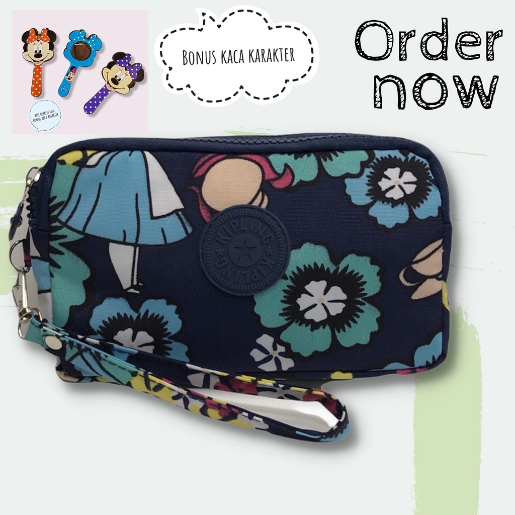 Dompet HP 3 Resleting KP-223 Import / Dompet 3 Ruang Motif Import (COD)