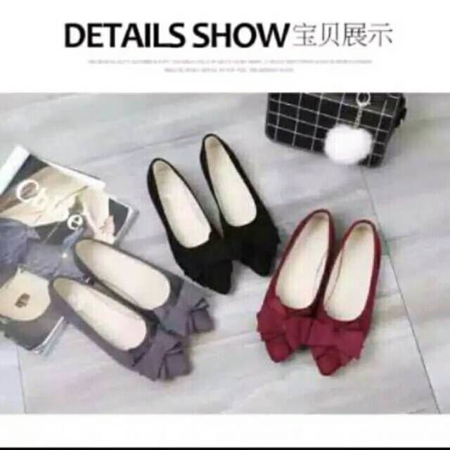 

TSK Flatshoes pita depan