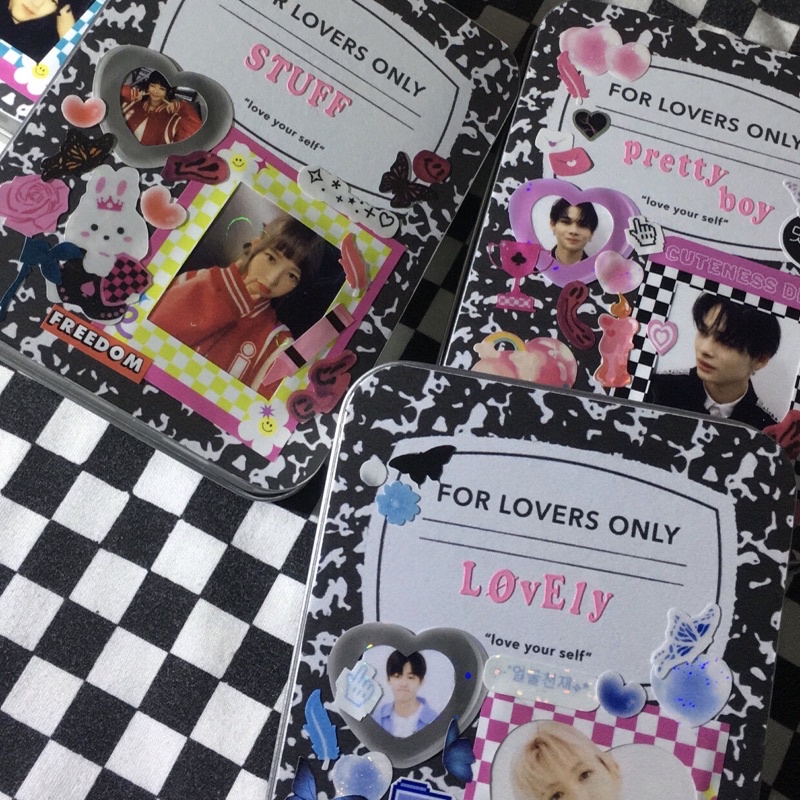 custom tin case deco