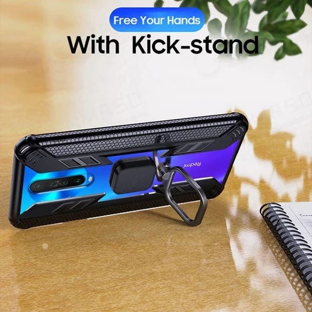 XIAOMI REDMI 9 SOFT CASE RING HOLDER PREDATOR SERIES