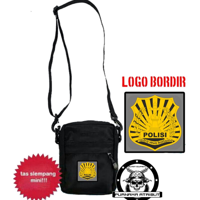 tas selempang logo polisi