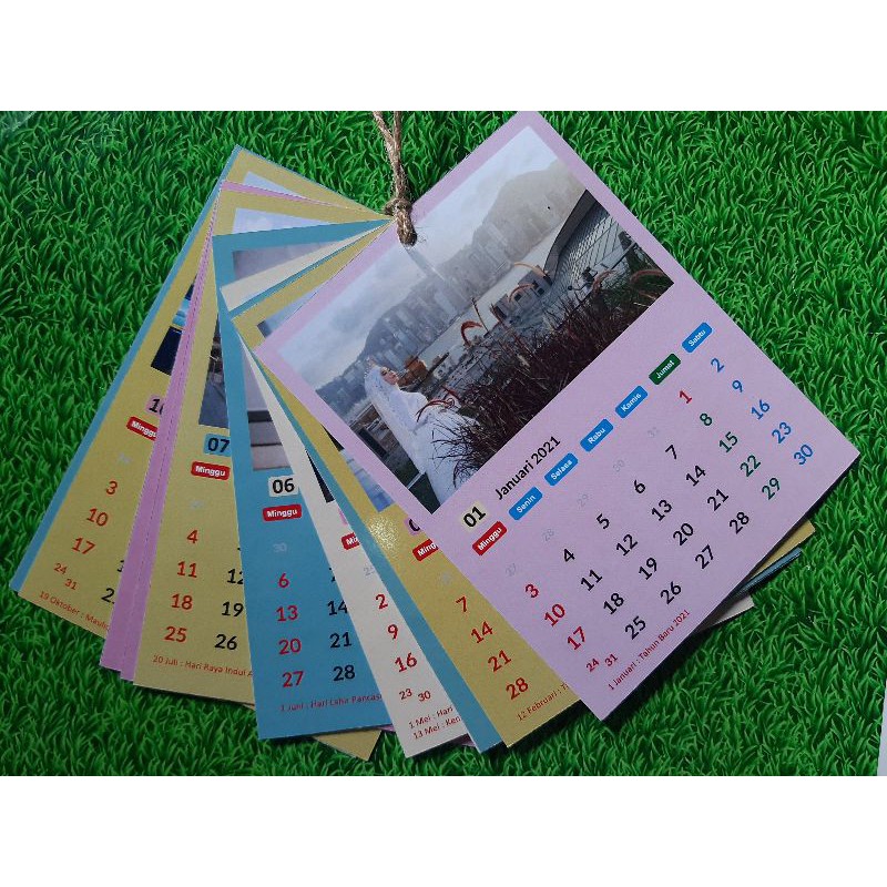 

Kalender gantung mini custom