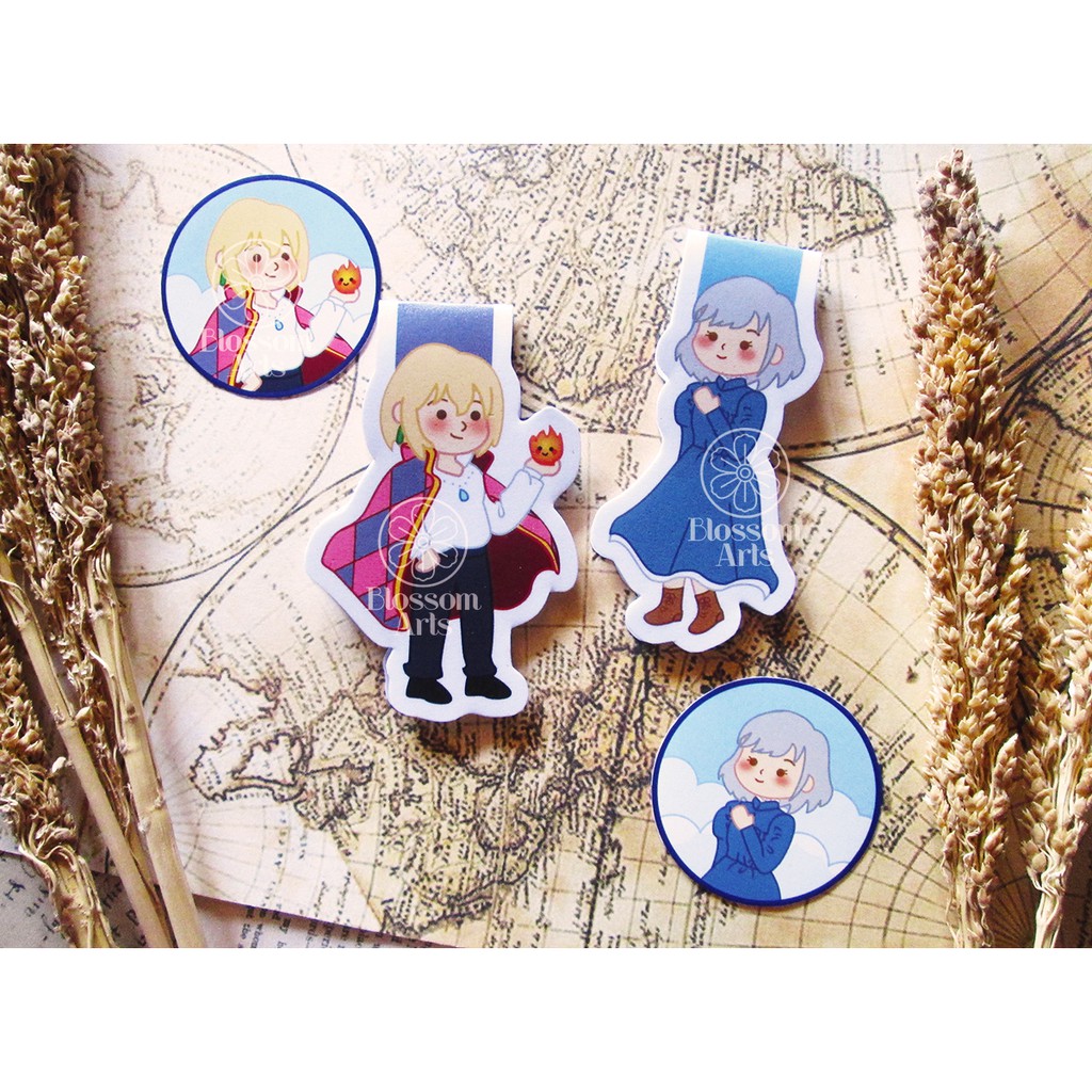 

Ghibli Series : Howl & Sophie Magnetic Bookmark