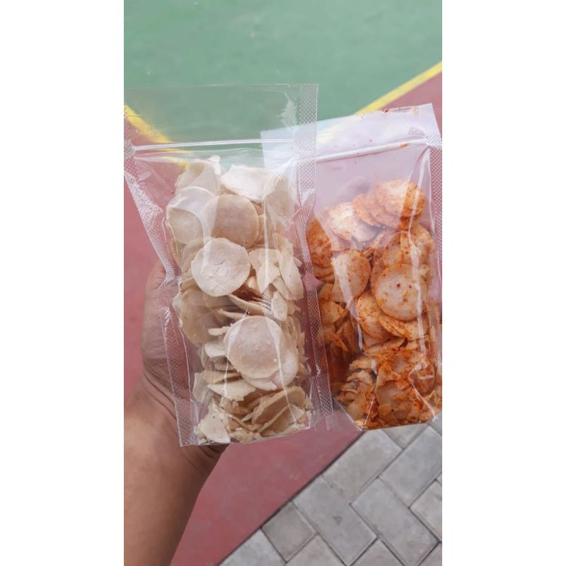 

Molring (Cimol Kering) Pedas dan Original 75gr