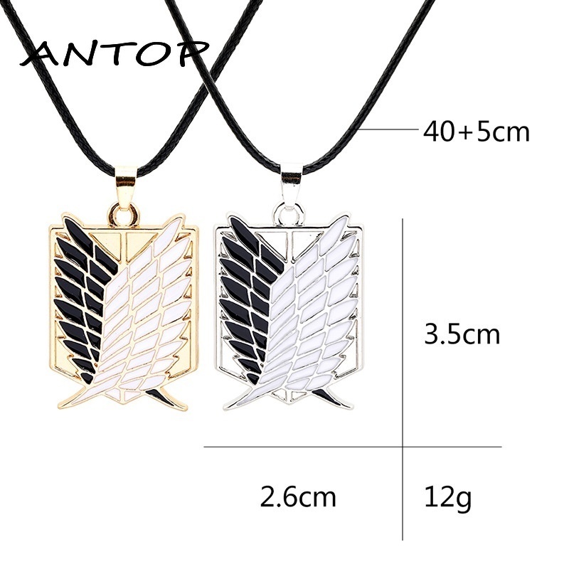 Liberty Wings Liontin Kalung/paduan Pasangan Liontin Aksesoris Fashion Unisex ANTOP