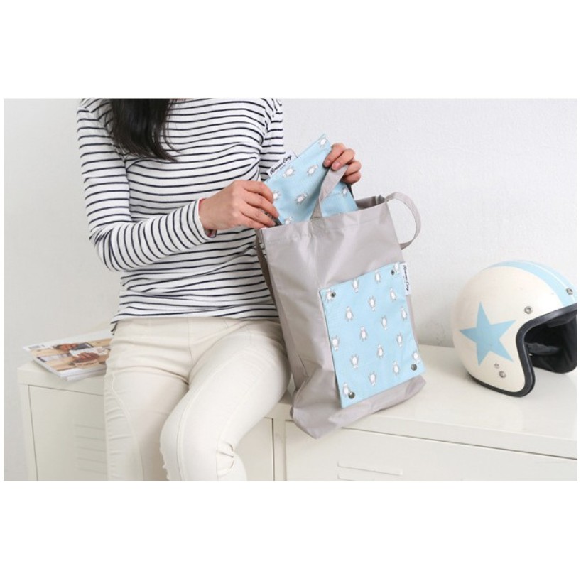 WRF24 Tas Tote Korea Multifungsi WeekEight Folding Tas Lipat Murah Impor Brand New TKM