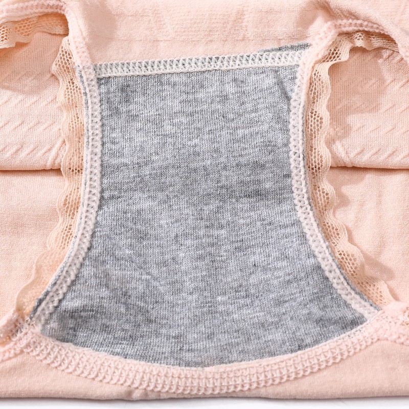Celana Dalam Garis Panjang ZXY-04 Seamless Frill Design Renda Wanita Short Underwear Pants Import