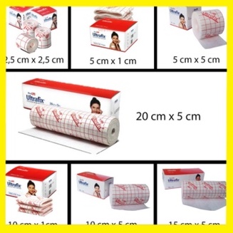 Ultrafix Plester Luka Anti Air Onemed Plesterin Ultrafik Non Woven / Plester Luka Gulung 5X5