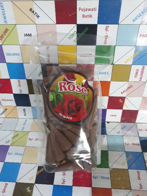 Buhur - Aromatherapy ROSE - isi 50 Kerucut