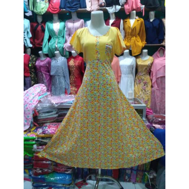 Daster amro klok panjang lengan pendek