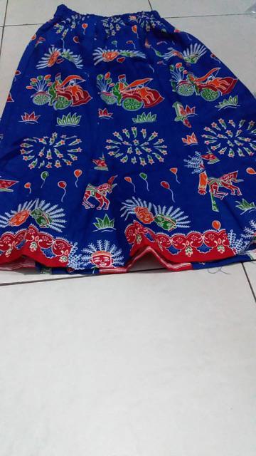 Rok Duyung Batik Anak Ra01 Bawahan Panjang Motif Ondel-ondel Betawi Jakarta / Bawahan Kebaya
