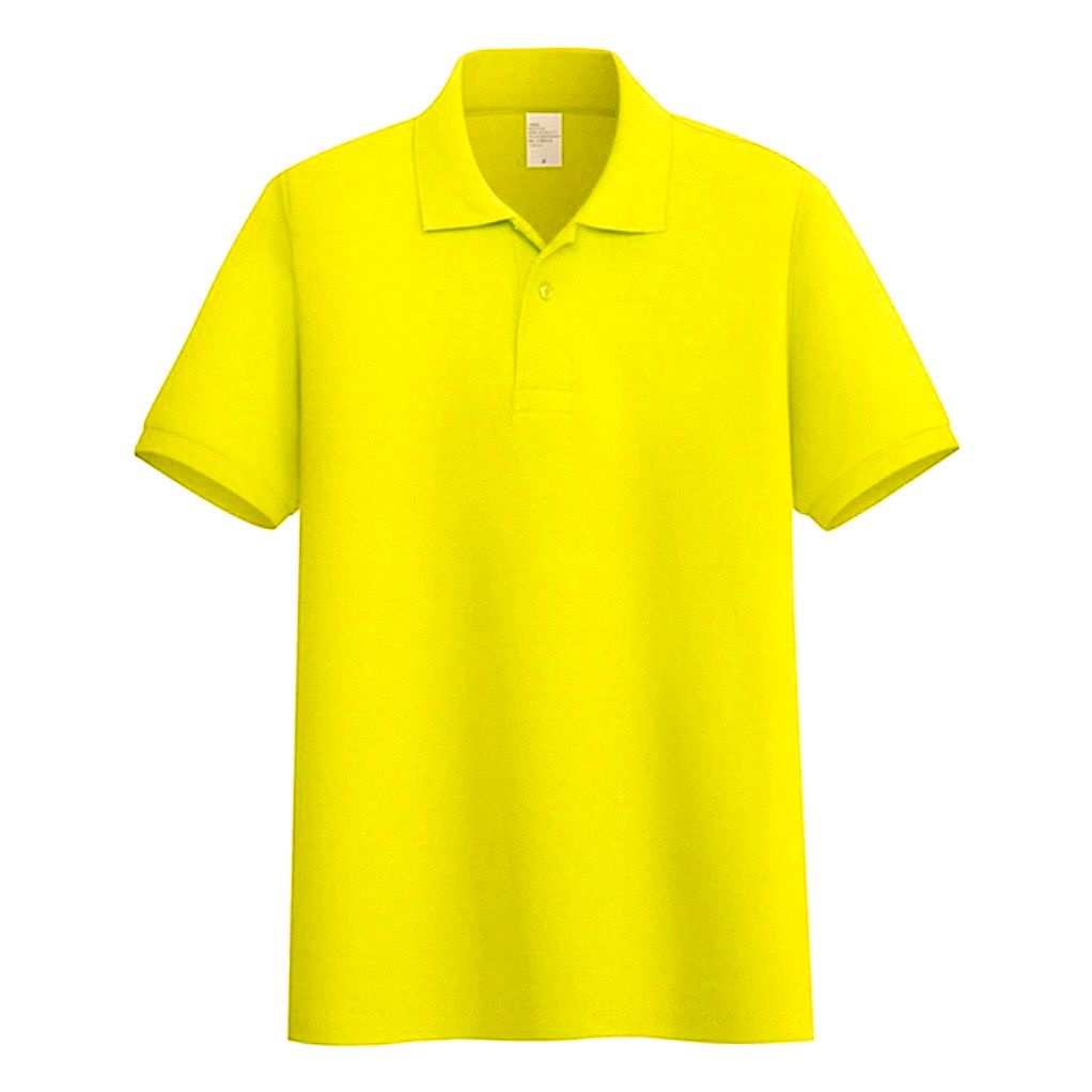 Kaos polos - Polo Kuning Kenari shirt pria | kaos kerah pria polo shirt lengan pendek | atasan baju kaos seragam polos grosir