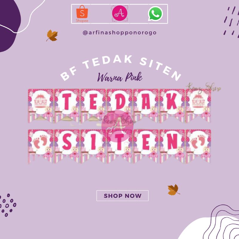 BUNTING FLAG TEDAK SITEN