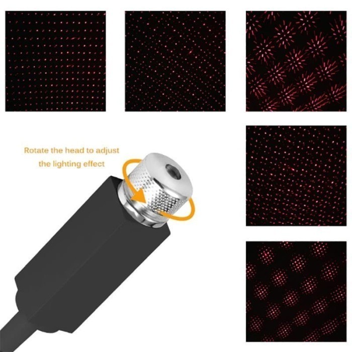 Lampu LED Interior Mobil - USB Car Light Atmosphere Image 2