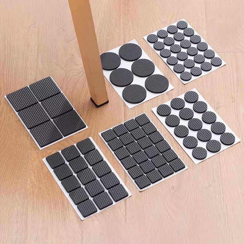 Karet Alas Kaki Meja Kursi Funiture Anti Slip / Bantalan Karet Karet Anti Slip Licin Meja Kursi