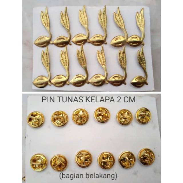 Jual PIN TUNAS KELAPA PRAMUKA 2 CM Shopee Indonesia
