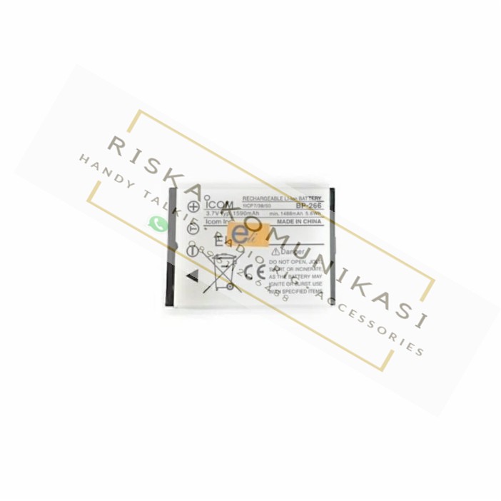 ICOM BP-266 BATERAI IC-M24 ORI 1950MAH BP266 ICOM M24