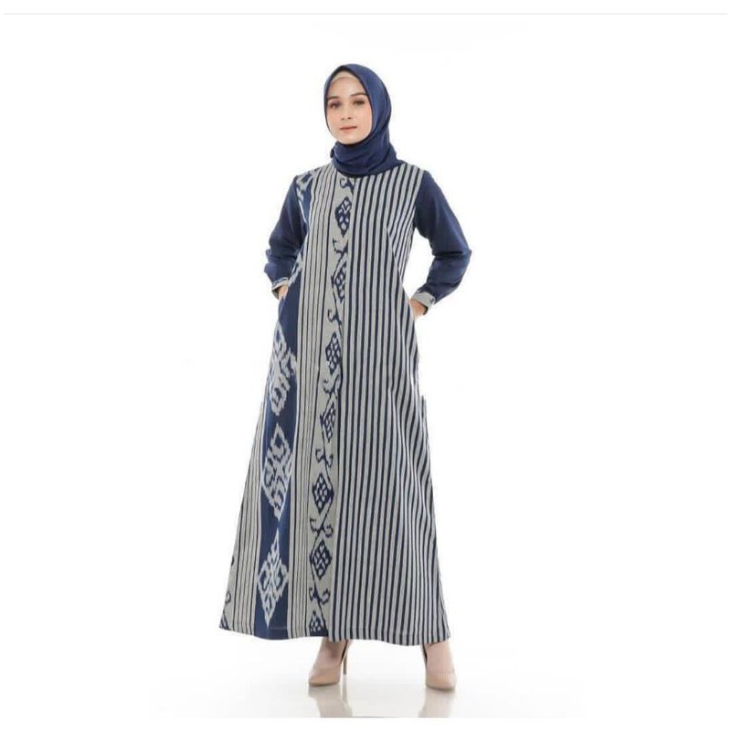 GAMIS SYAR'I/GAMIS TENUN ORIGINAL/ABAYA KOMBINASI/GAMIS TENUN KOMBINASI