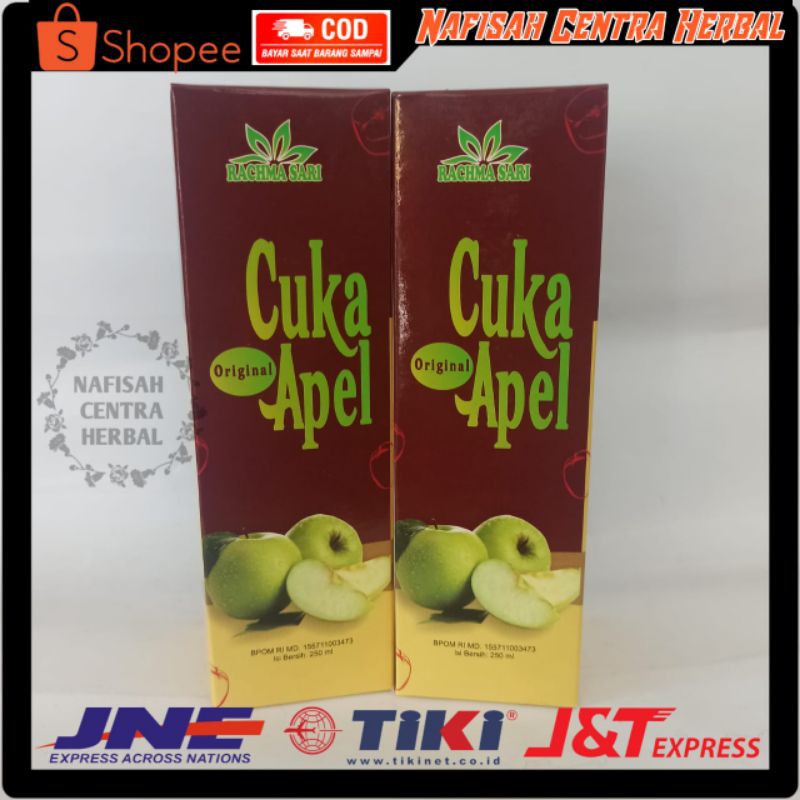 

Cuka Apel 250ml Original Rachma Sari 100% Alami