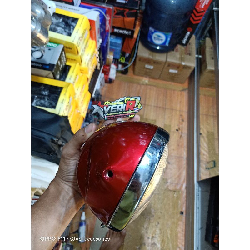 lampu led daymaker 16 titik plus bathok cb125 terbaik