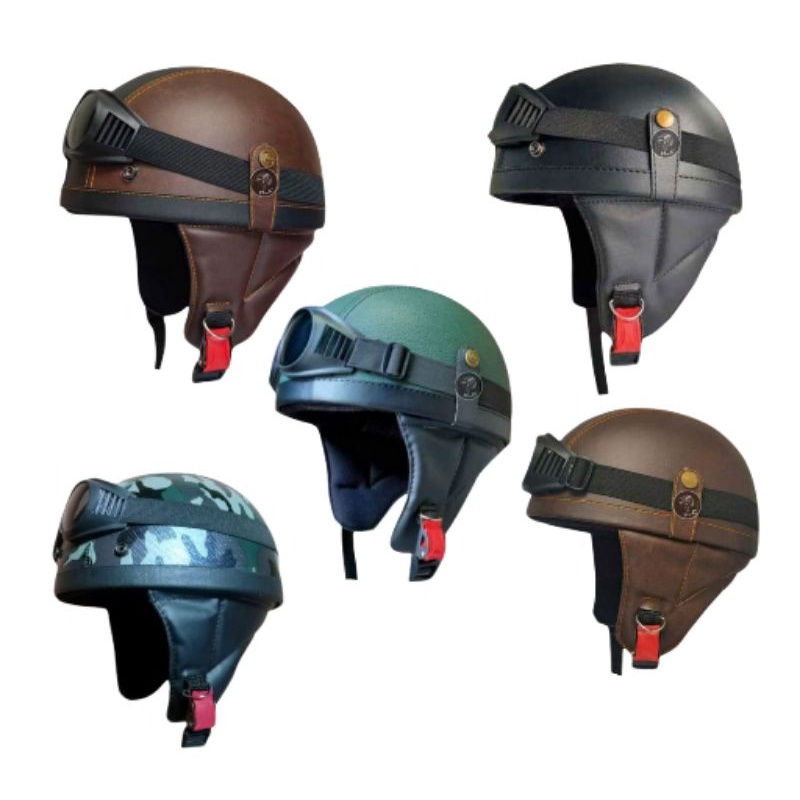 HELM CHIPS/HELM MOTOR KLASIK/HELM MOTOR JADUL/HELM VESPA/HELM KLASIK/HELM KLASIK KULIT