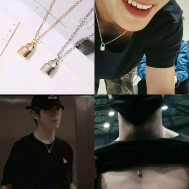 Kalung Gembok kalung Padlock Jaehyun NCT