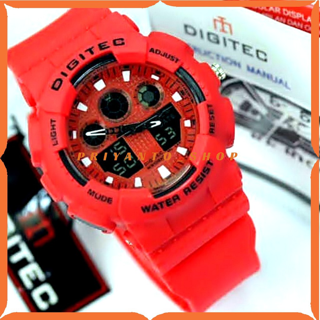 Strap Tali jam Tangan Digitec 2066 Digitec DG-2066T Oem Rubber Watch