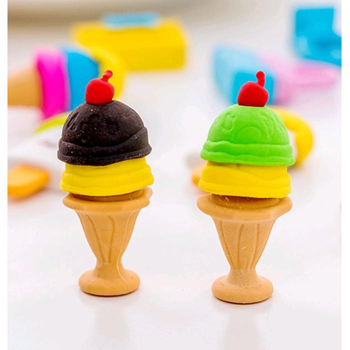 

PENGHAPUS PENSIL LUCU / UNIK MOTIF ES KRIM / ICE CREAM CONE BIG SALE