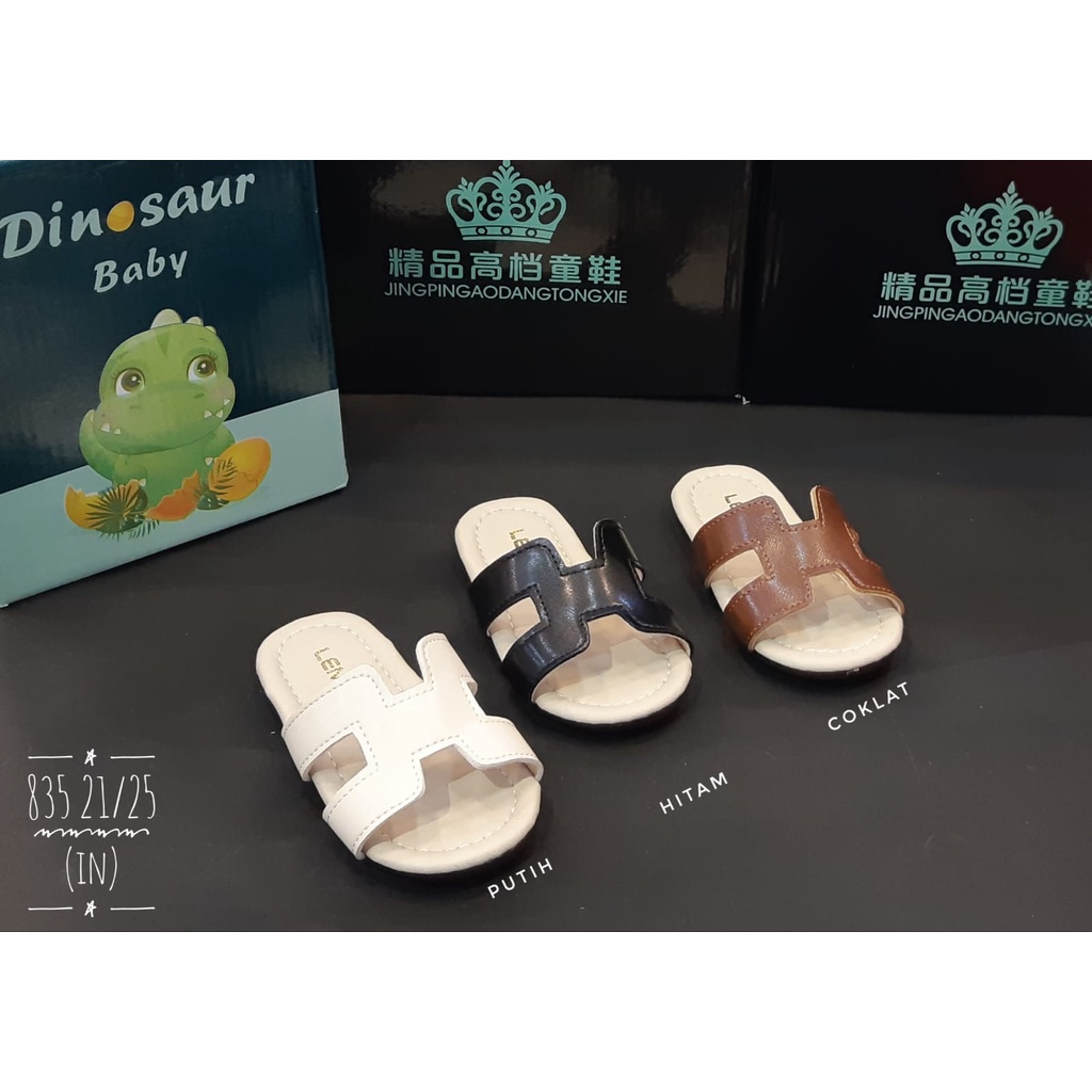 7.7  TERMURAH Sandal Slop Anak Perempuan IMPORT READY STOK 21-25