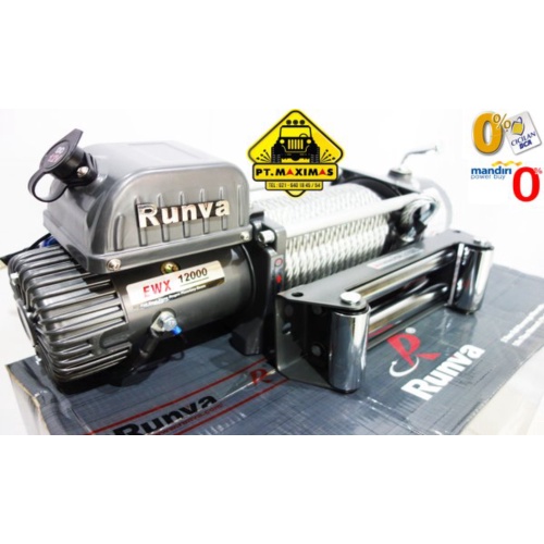 Jual RUNVA Electric Winch EWX-12000 kapasitas 54 ton Berkualitas