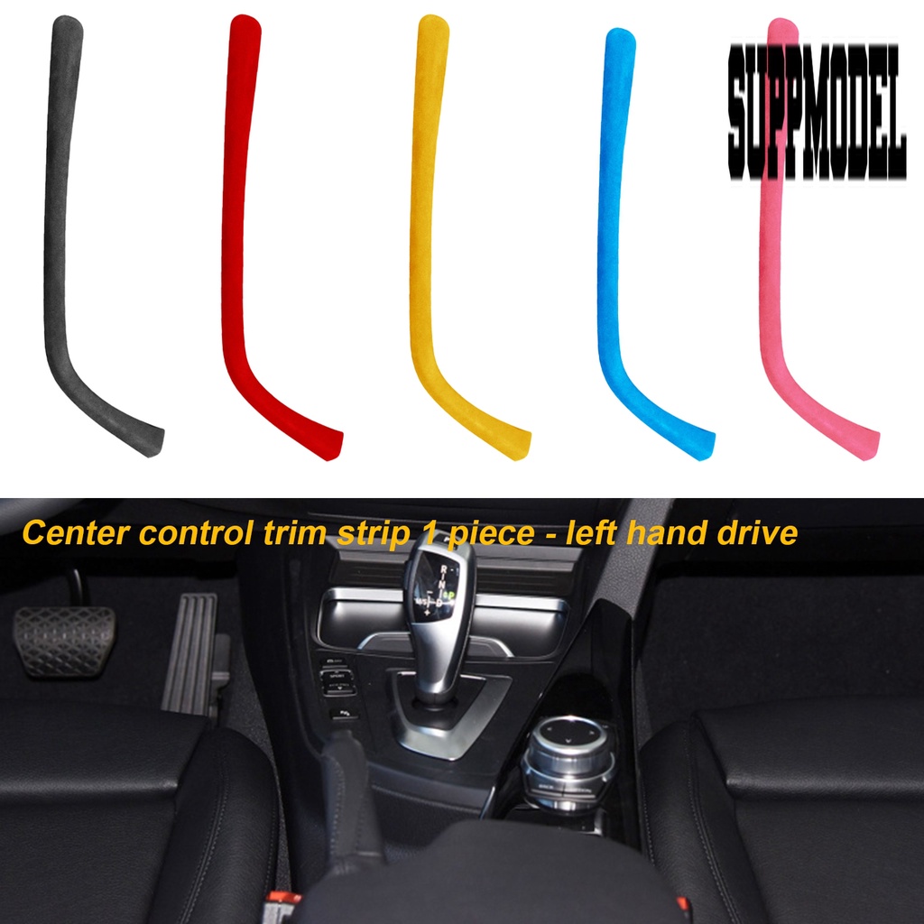 Suppmodelx Strip Trim Dekorasi Interior Mobil Bahan Suede Ramah Lingkungan Untuk Seri 3GT 4 2013-2019