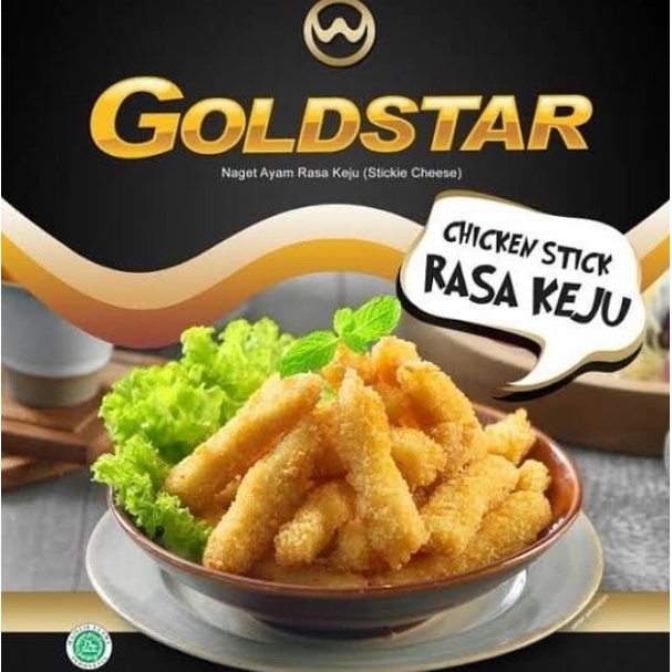 

Goldstar Chicken Stik rasa Keju 500 gr