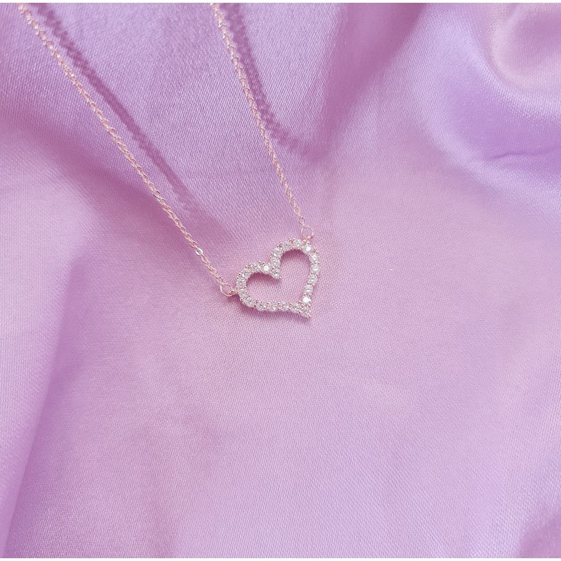 Heart Rose Gold Pendant Necklace