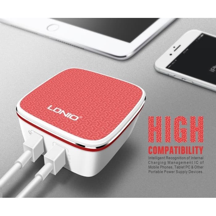 Charger Smartphone Quick Charge LDNIO A2405Q