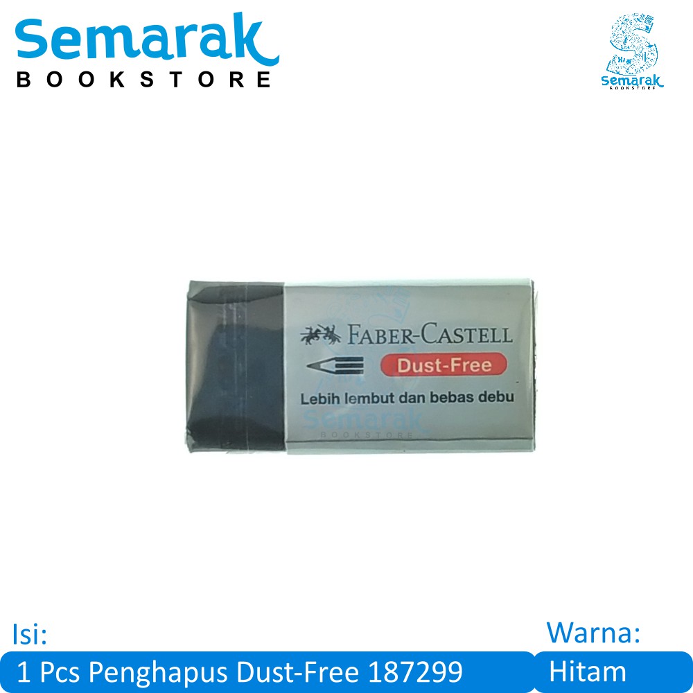 

Faber Castell Dust Free Eraser 187299 Penghapus - Hitam
