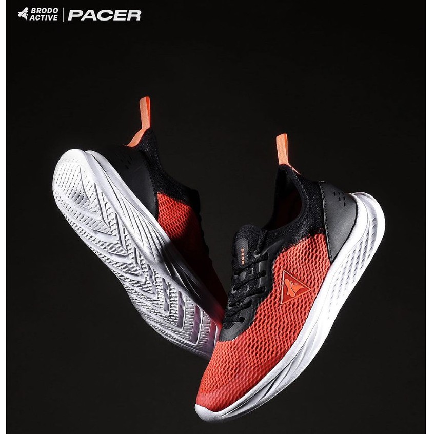 Sepatu Pria Wanita Brodo Active Pacer (Navy/Black/Red/Fullback)-4