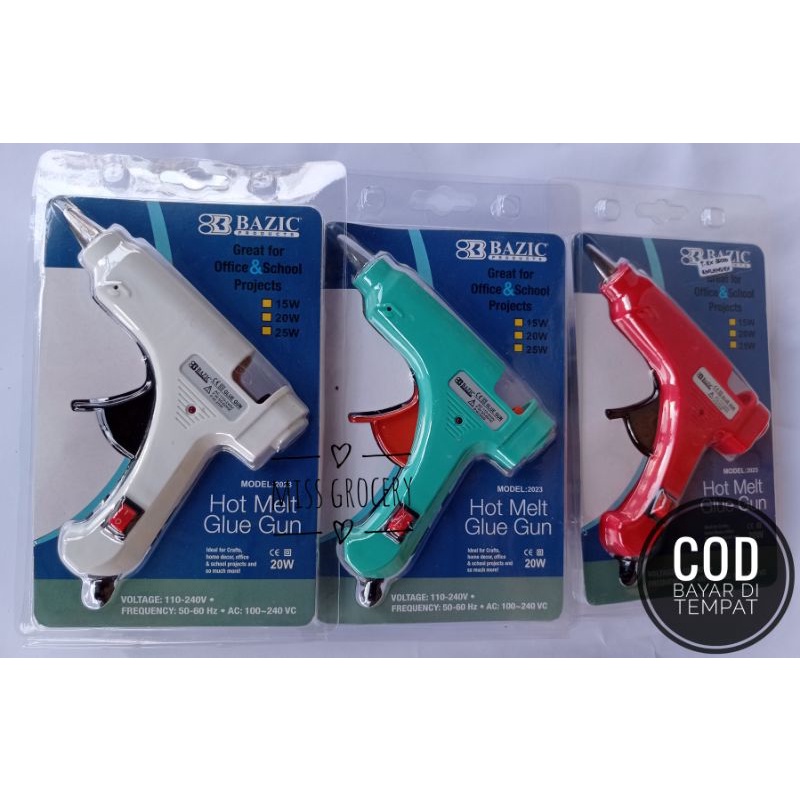 Alat Lem Tembak Saklar On Off/Pistol Glue Gun/Hot Melt Glue Gun