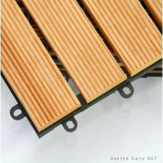 PALING DICARI PARKET LANTAI KAYU / WOOD PARQUET DECKING / GARDEN TILE