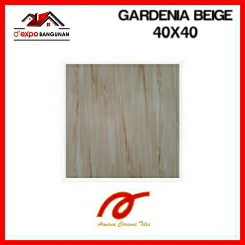 KERAMIK LANTAI ARWANA GARDENIA BEIGE 40X40