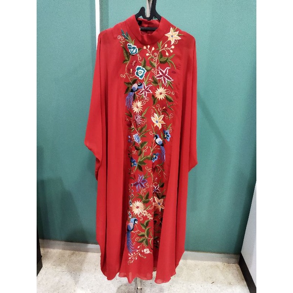 [KEA 143] KAFTAN POLOS BORDIR KAMILAA BY ITANG YUNASZ ORIGINAL TERMURAH