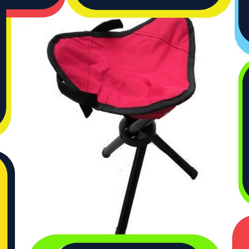 Bayar Ditempat TaffSPORT Kursi Lipat Memancing Folding Legged Beach Stool Chair A0003