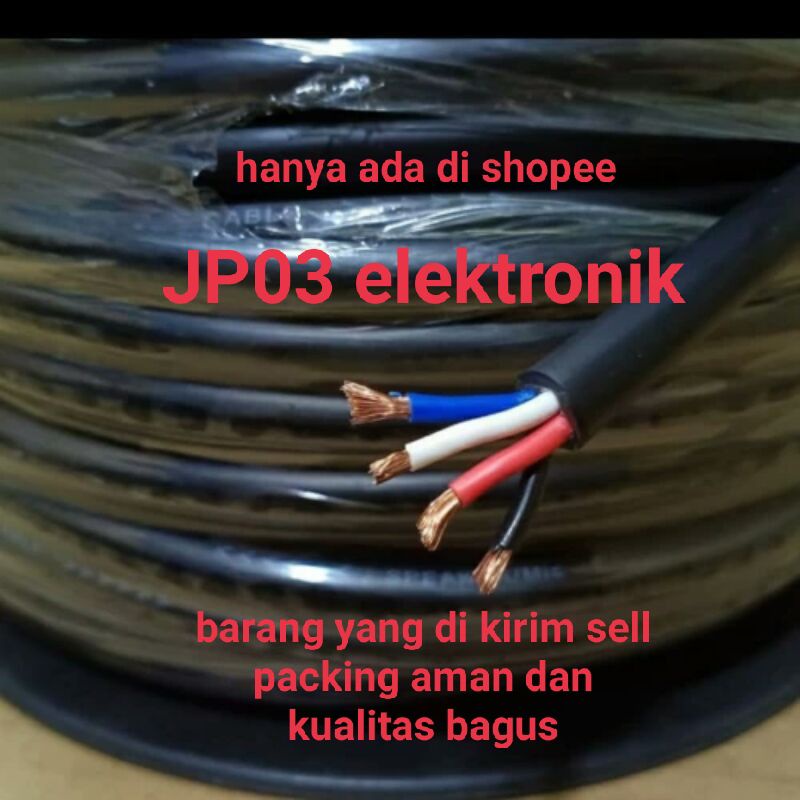 kabel speaker 4x1.5.isi 4 Crimson harga 1meter
