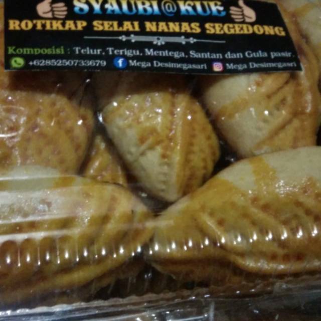 

Rotikap selai nanas Segedong