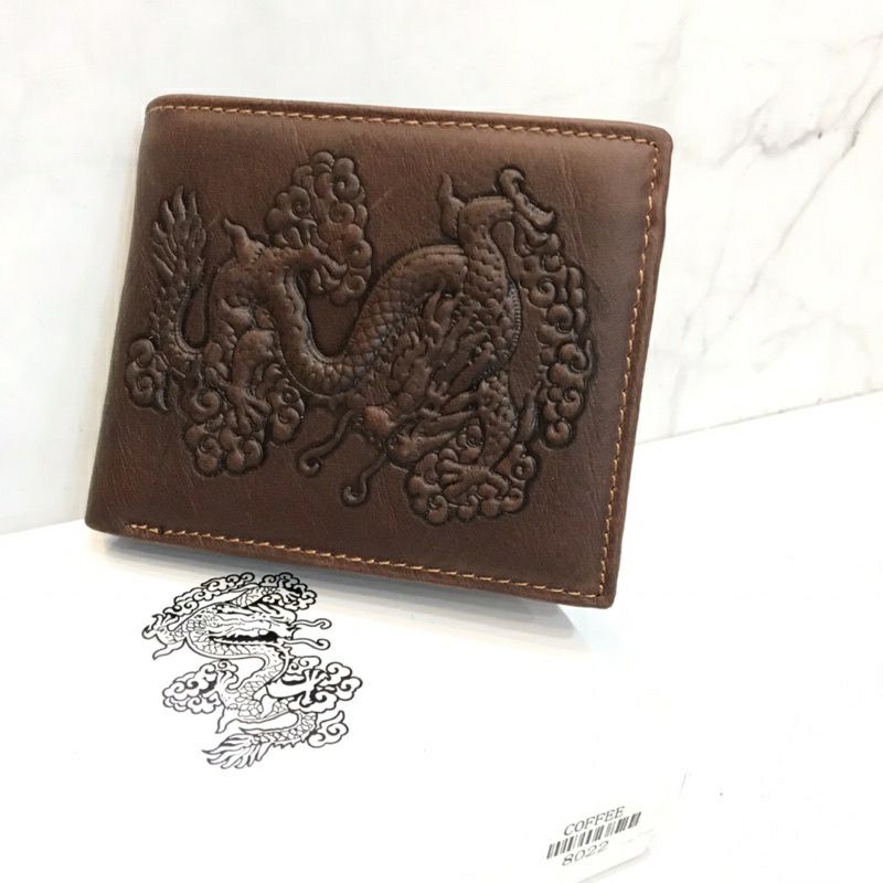 DOMPET KULIT SAPI ORIGINAL  MOTIF TIMBUL NAGA