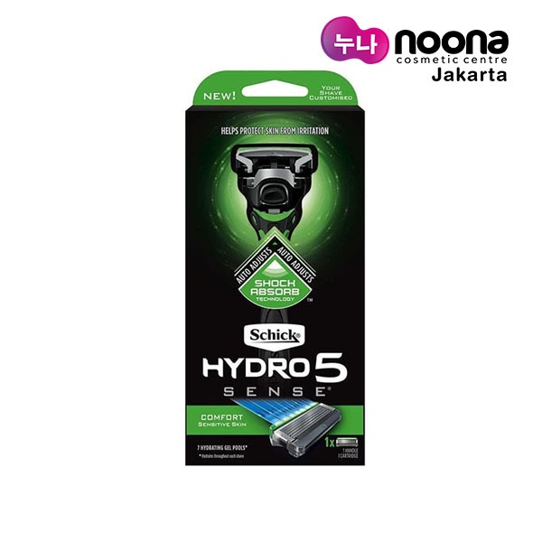 SCHICK HYDRO 5 SENSE WITH SHOCK ABSORB TECHNOLOGY - ALAT CUKUR