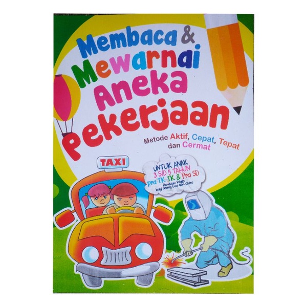 

Buku Mewarnai Aneka Pekerjaan / Buku Anak Anak