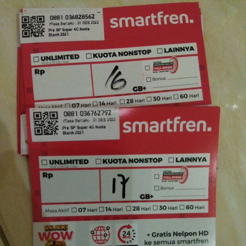 Kartu perdana smartfren 17gb