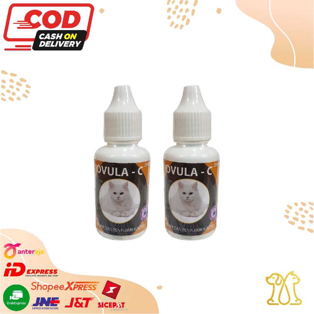 OVULA C DROP 30ml - Obat Kucing Penambah Birahi Stamina Penyubur Kucing Jantan Betina Adult Kitten O