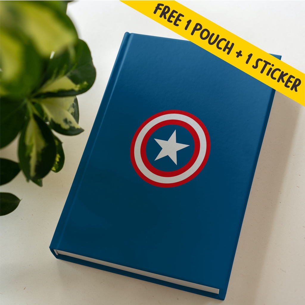 

Notebook Agenda, Dotted, dan Polos Captain America